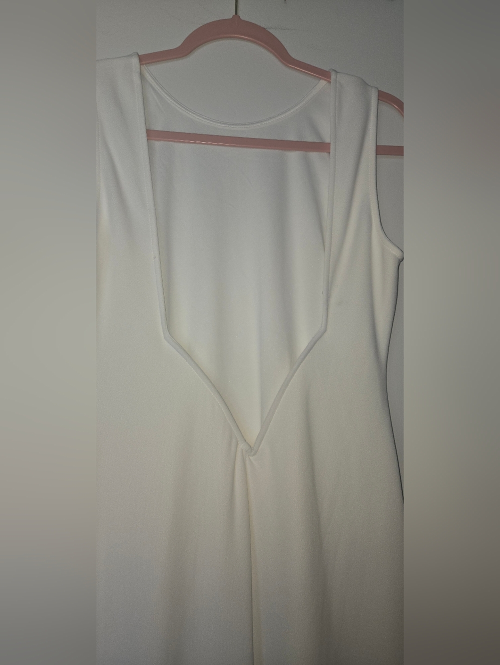 Lulu's White Sleeveless Fitted Maxi Dress - Picture 7 of 9